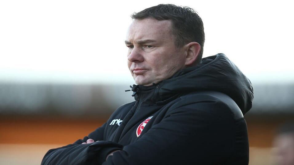 Derek Adams, the Morecambe manager